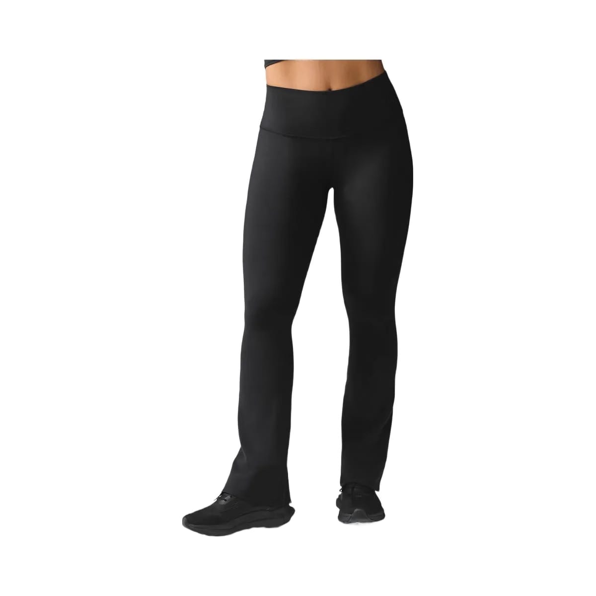 Alo Women's Airbrush High-Waist Bootcut Legging - Black