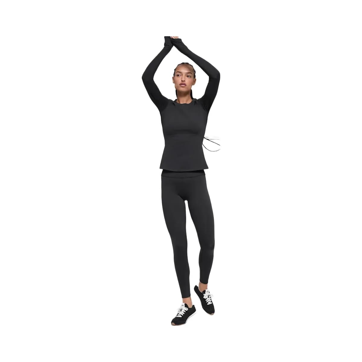 Alo Women's Airbrush Winter Warm High-Waist Nocturne Legging - Black