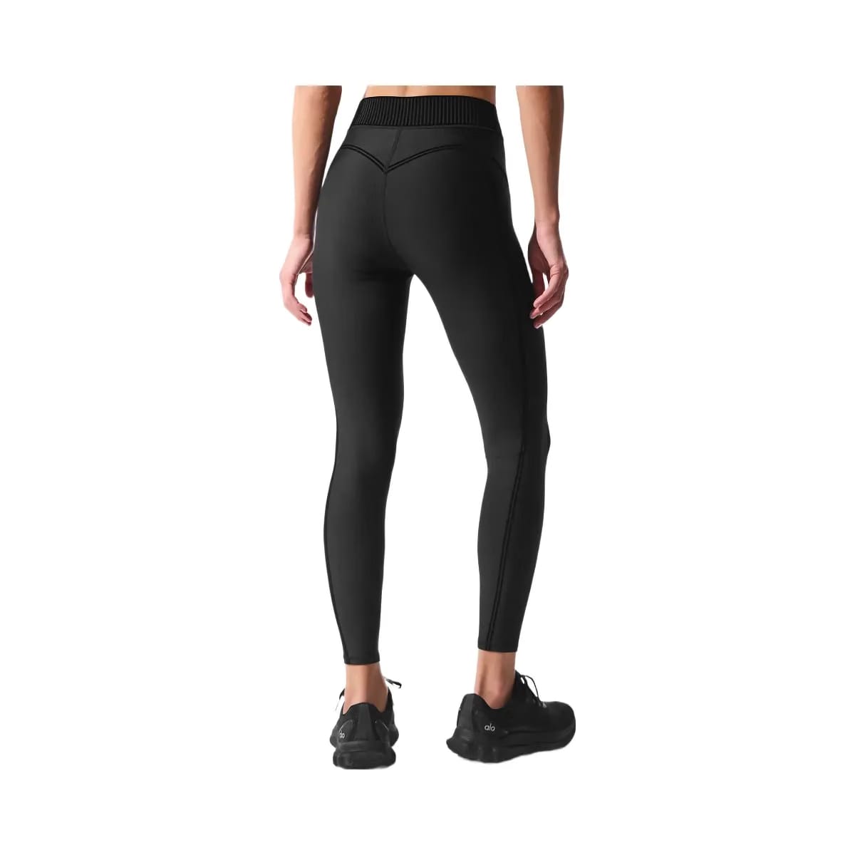 Alo Women's Airlift High-Waist 7/8 Line Up Legging - Black
