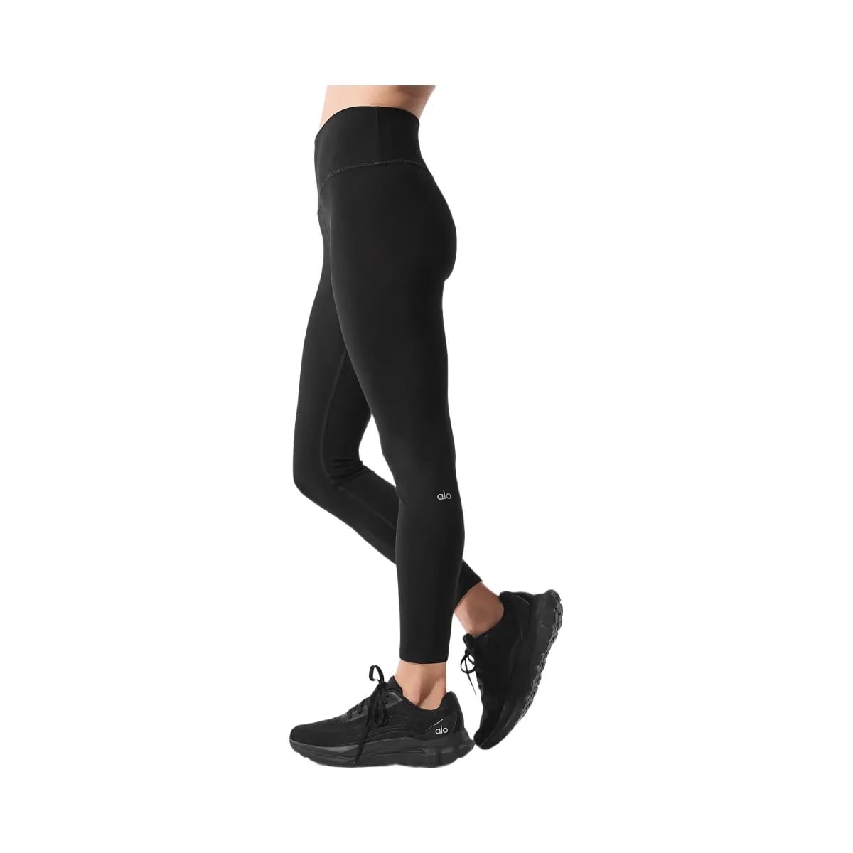 Alo Women's Alosoft High-Waist 7/8 Highlight Legging - Black