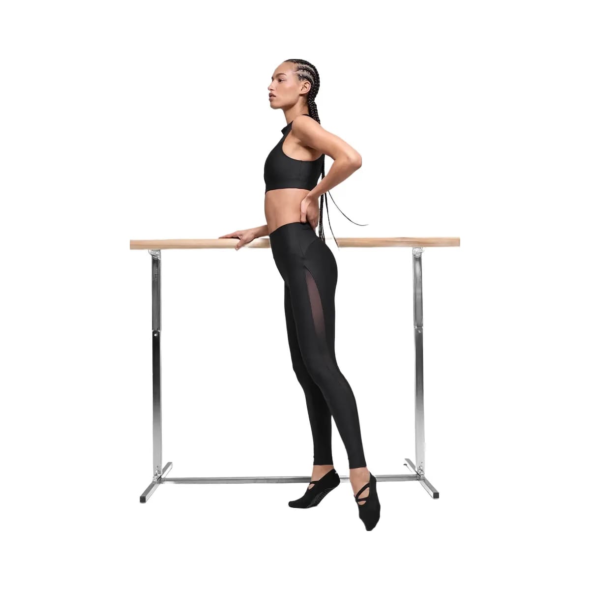 Alo Women's Airlift High-Waist Mesh Infatuation Legging - Black