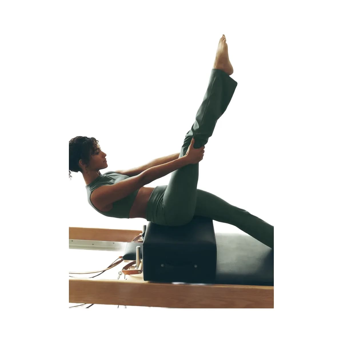Alo Women's ALO Softsculpt Foldover Flare Legging - Clover Green