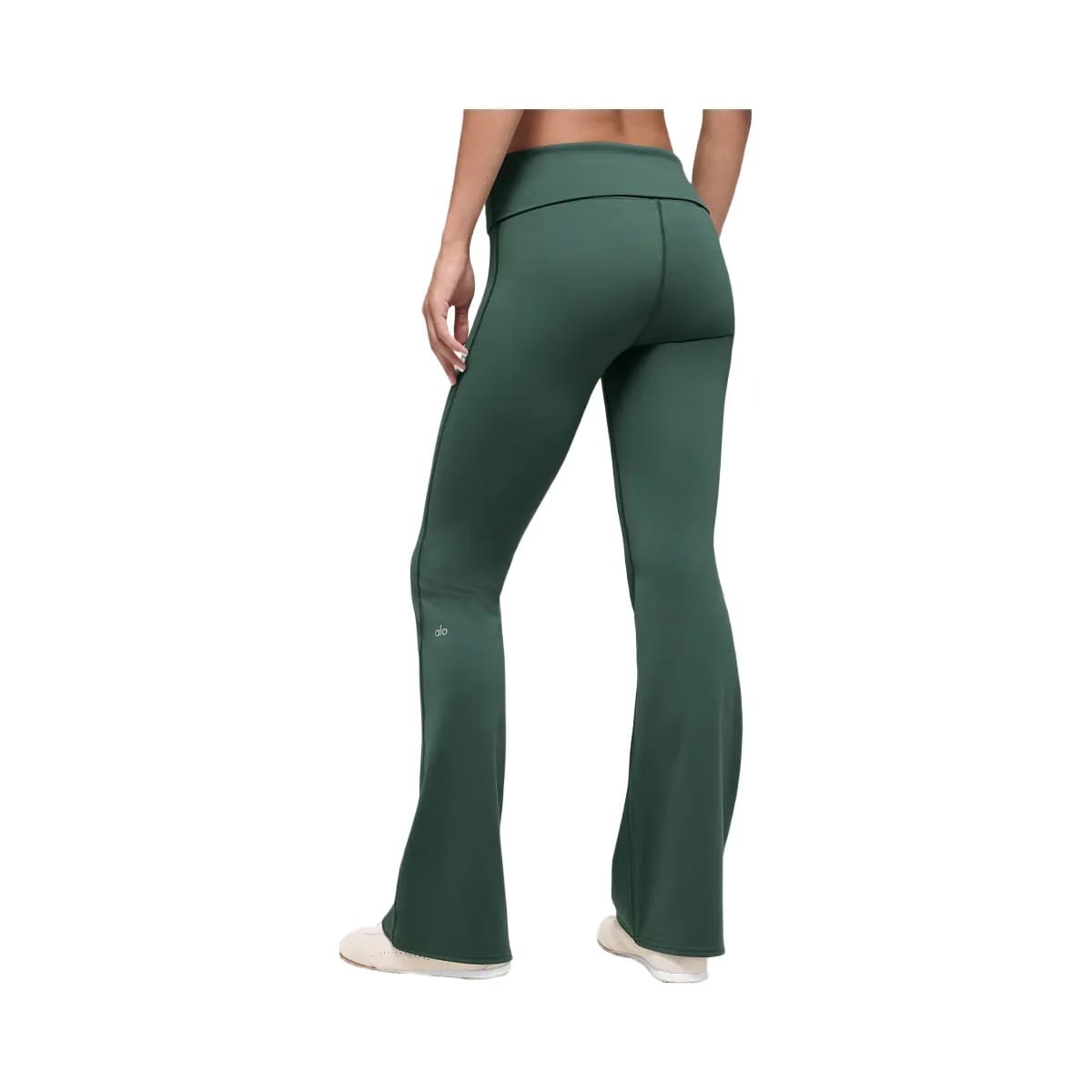 Alo Women's ALO Softsculpt 7/8 Foldover Flare Legging - Clover Green