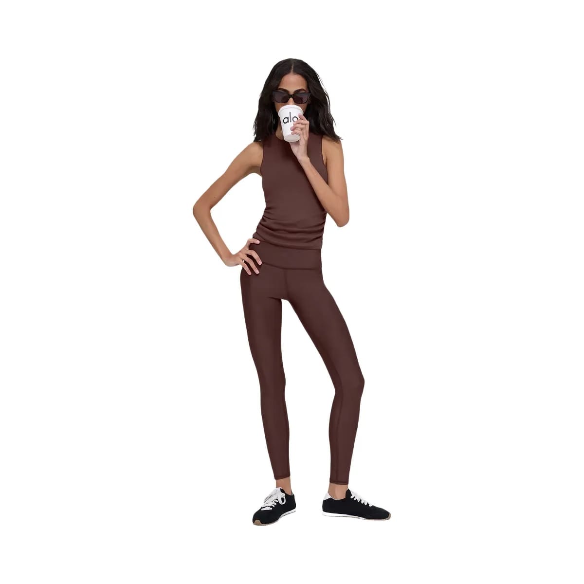 Alo Women's High-Waist Airlift Legging - Brownstone
