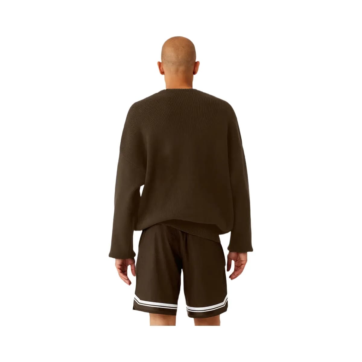 Alo Men's Scholar Crew Neck Sweater - Espresso