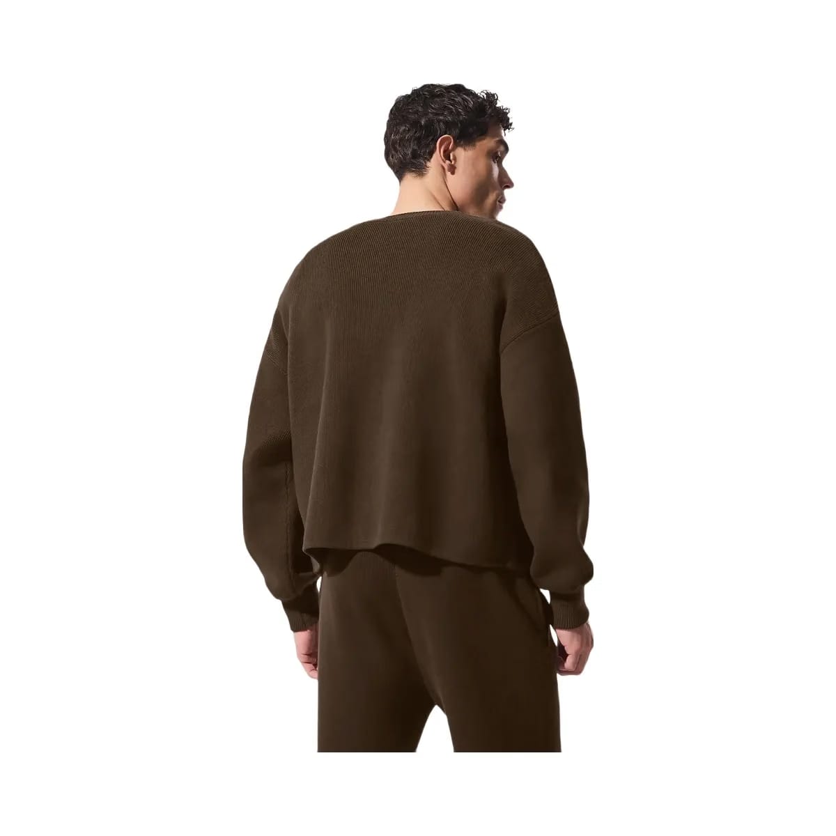 Alo Men's Scholar Cardigan Sweater - Espresso