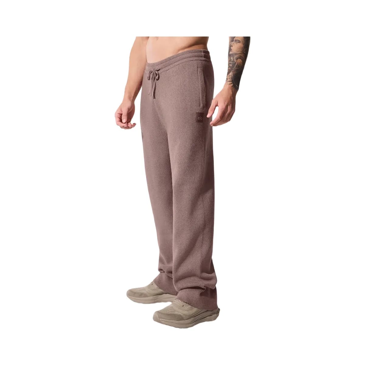Alo Men's Scholar Straight Leg Sweatpant - Mushroom Heather
