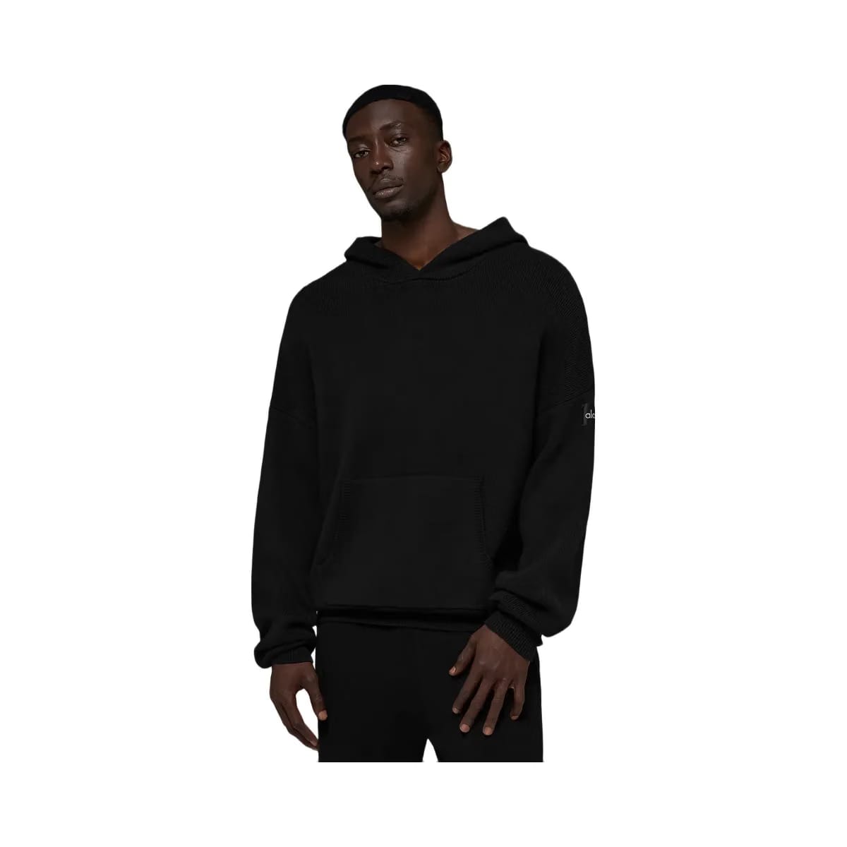 Alo Men's Scholar Hooded Sweater - Black