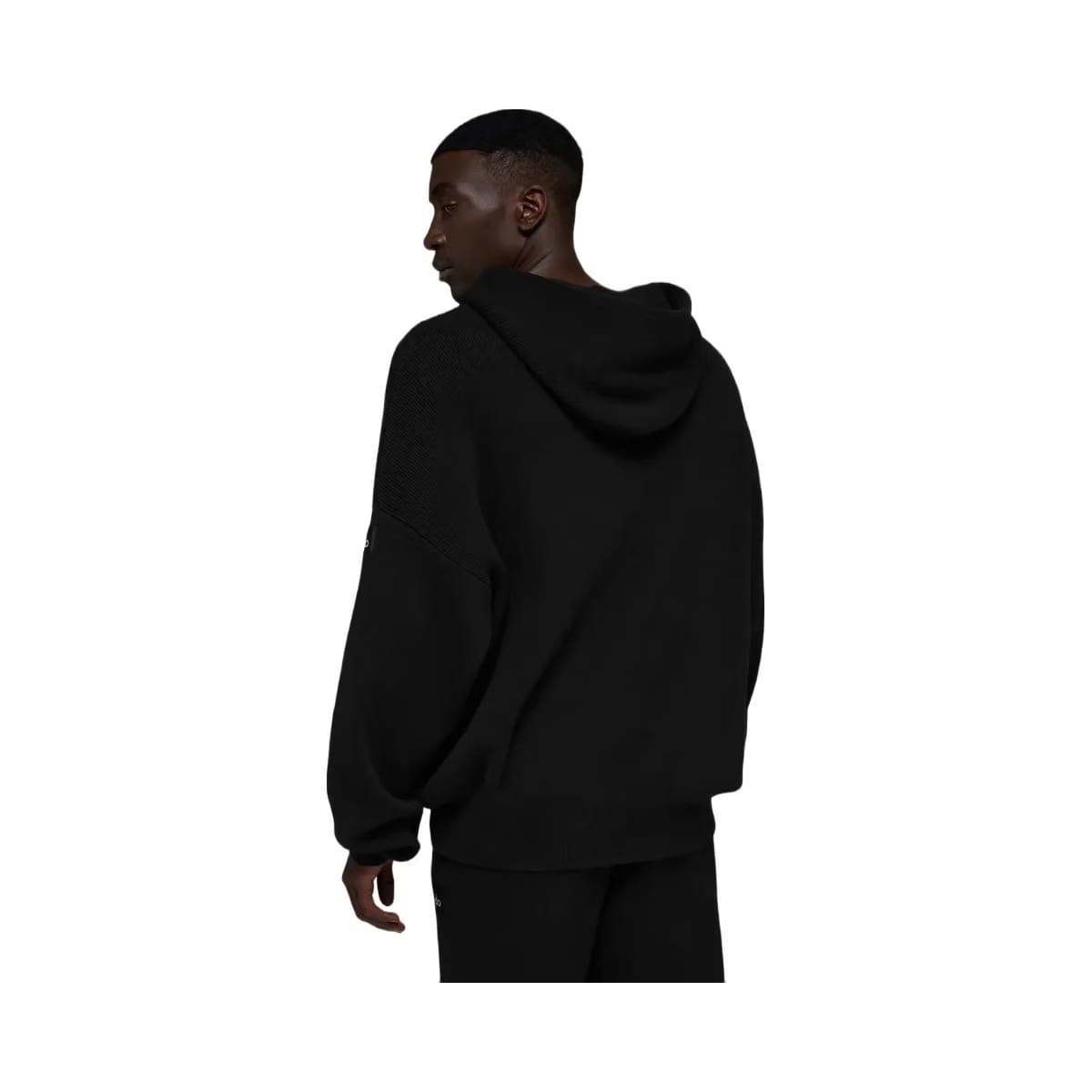 Alo Men's Scholar Hooded Sweater - Black