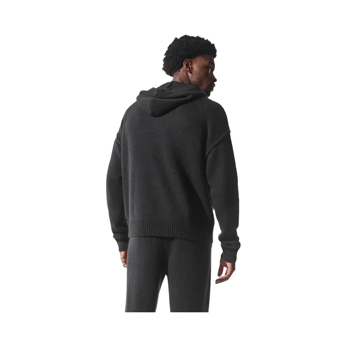 Alo Men's Wool Cashmere New Class Hoodie - Black