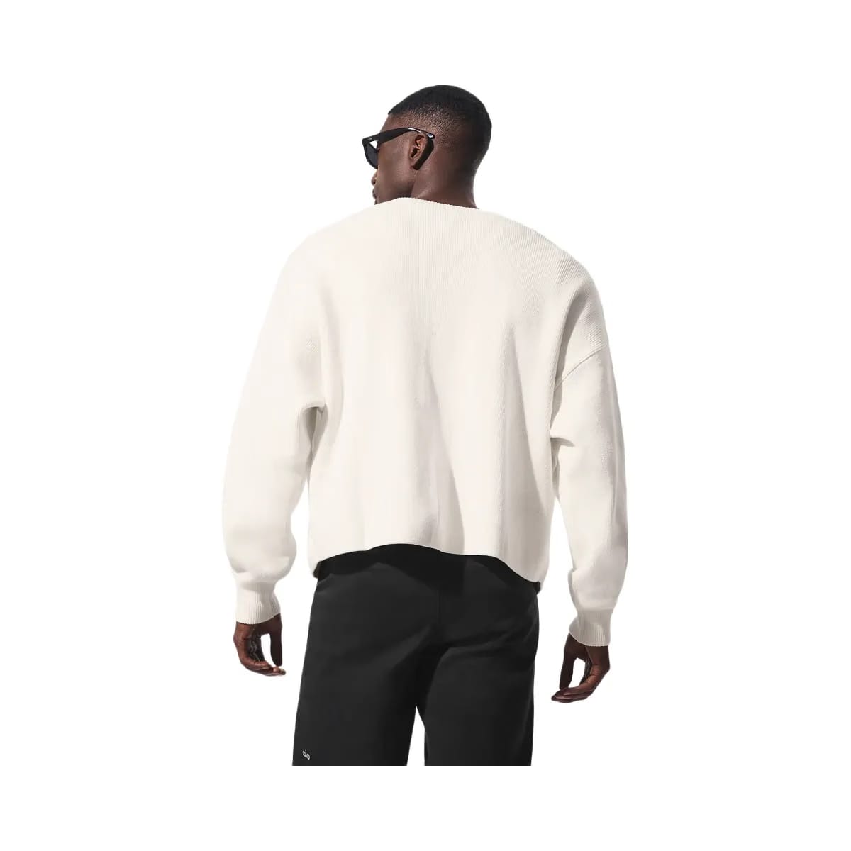 Alo Men's Scholar Cardigan Sweater - Ivory