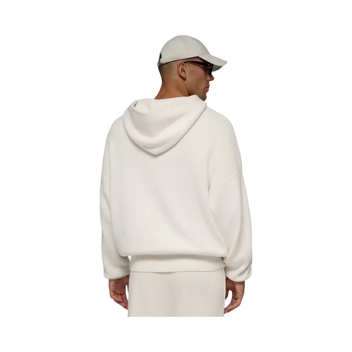 Alo Men's Scholar Hooded Sweater - Ivory