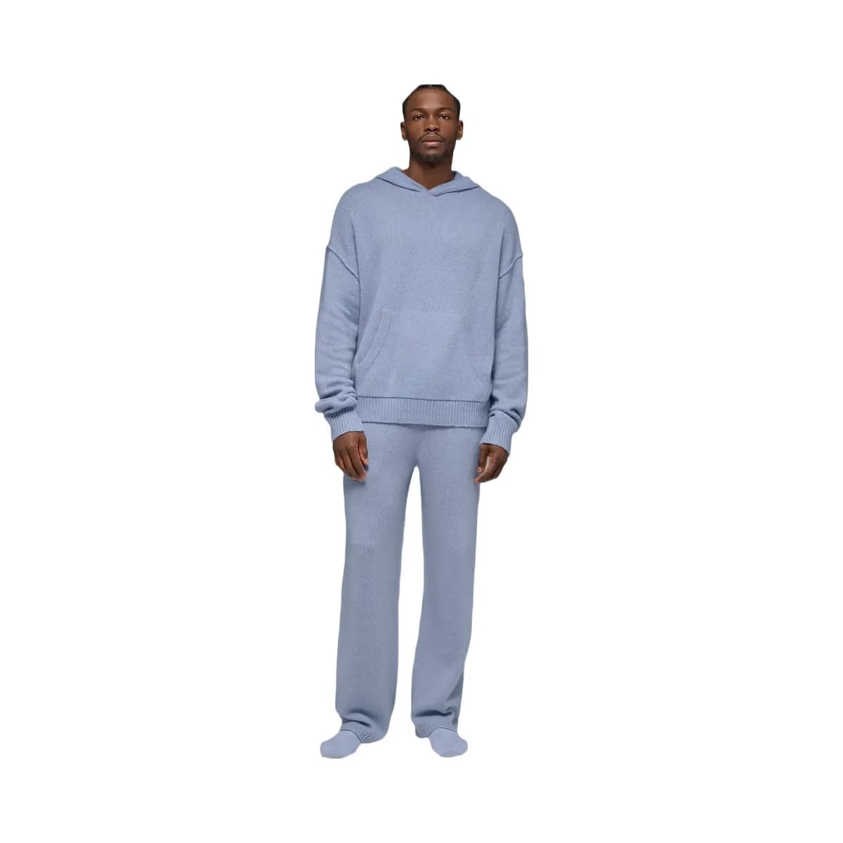 Alo Men's Wool Cashmere New Class Hoodie - Winter Frost