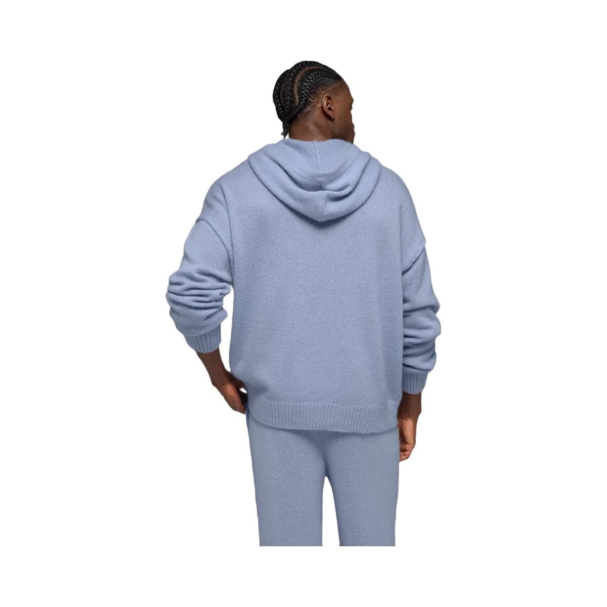 Alo Men's Wool Cashmere New Class Hoodie - Winter Frost