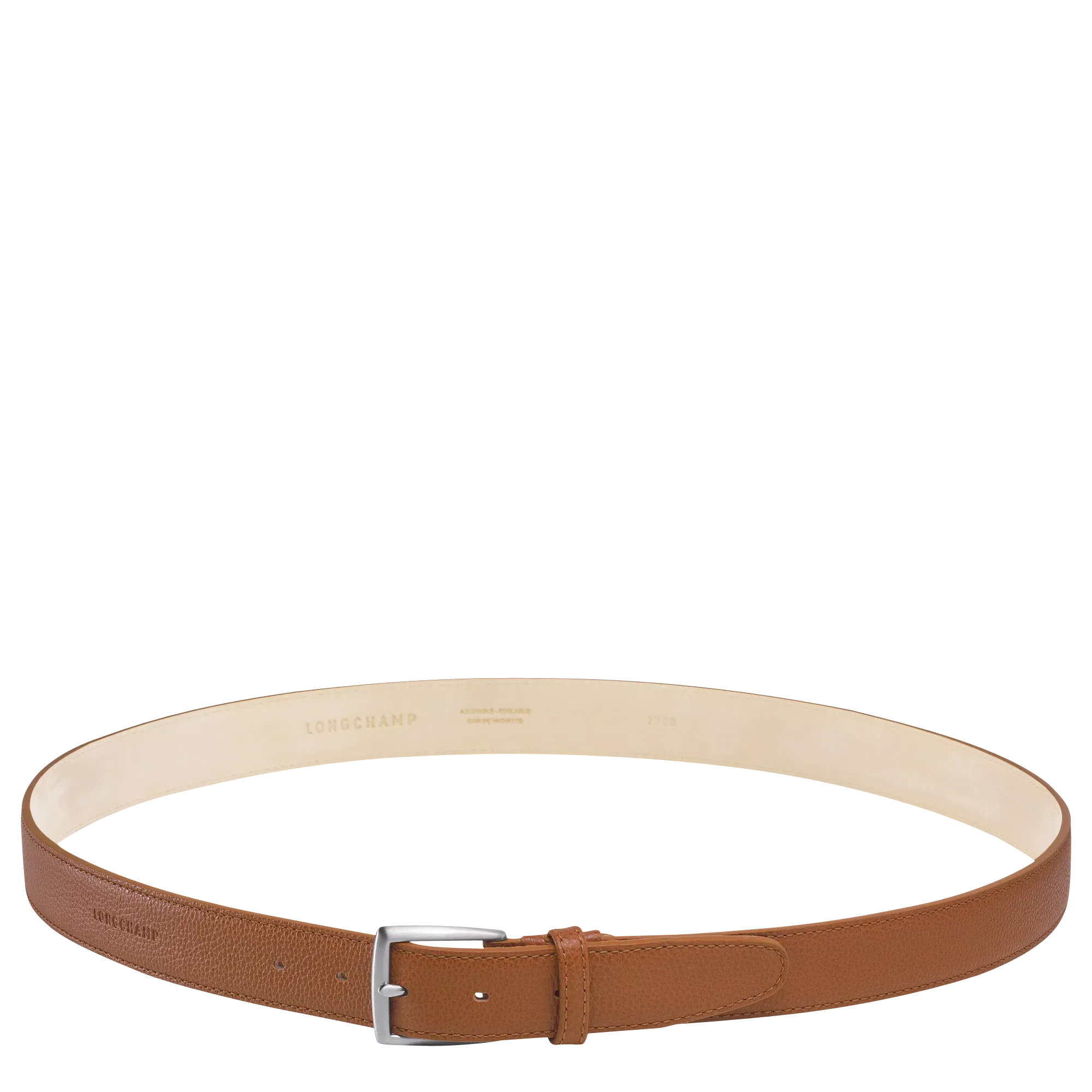 Longchamp Le Foulonné Men's belt Caramel