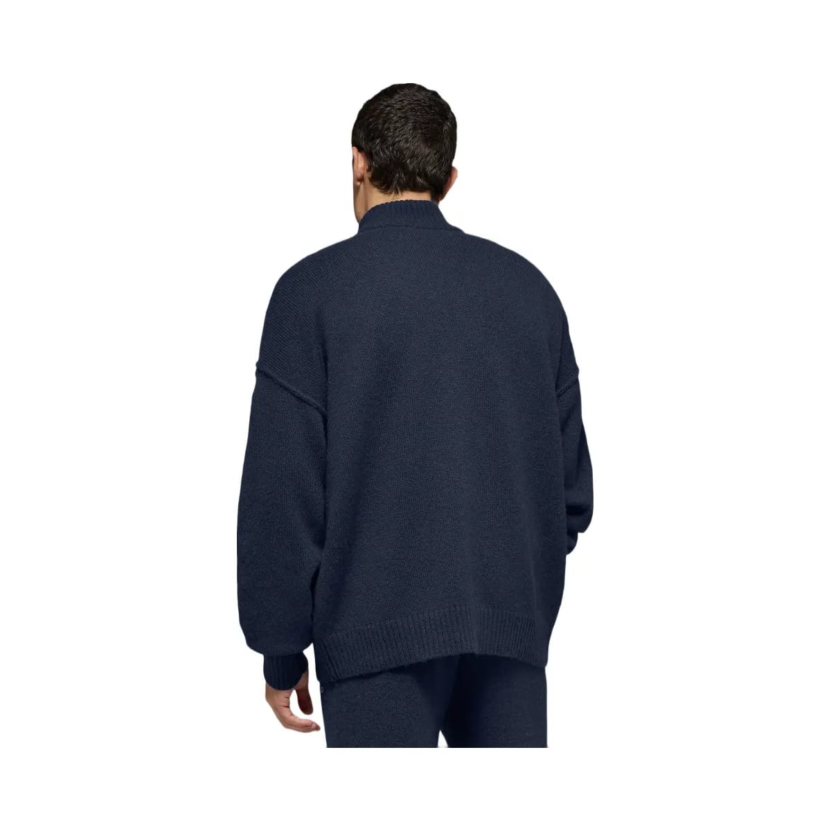 Alo Men's Wool Cashmere New Class 1/4 Zip Pullover - Navy