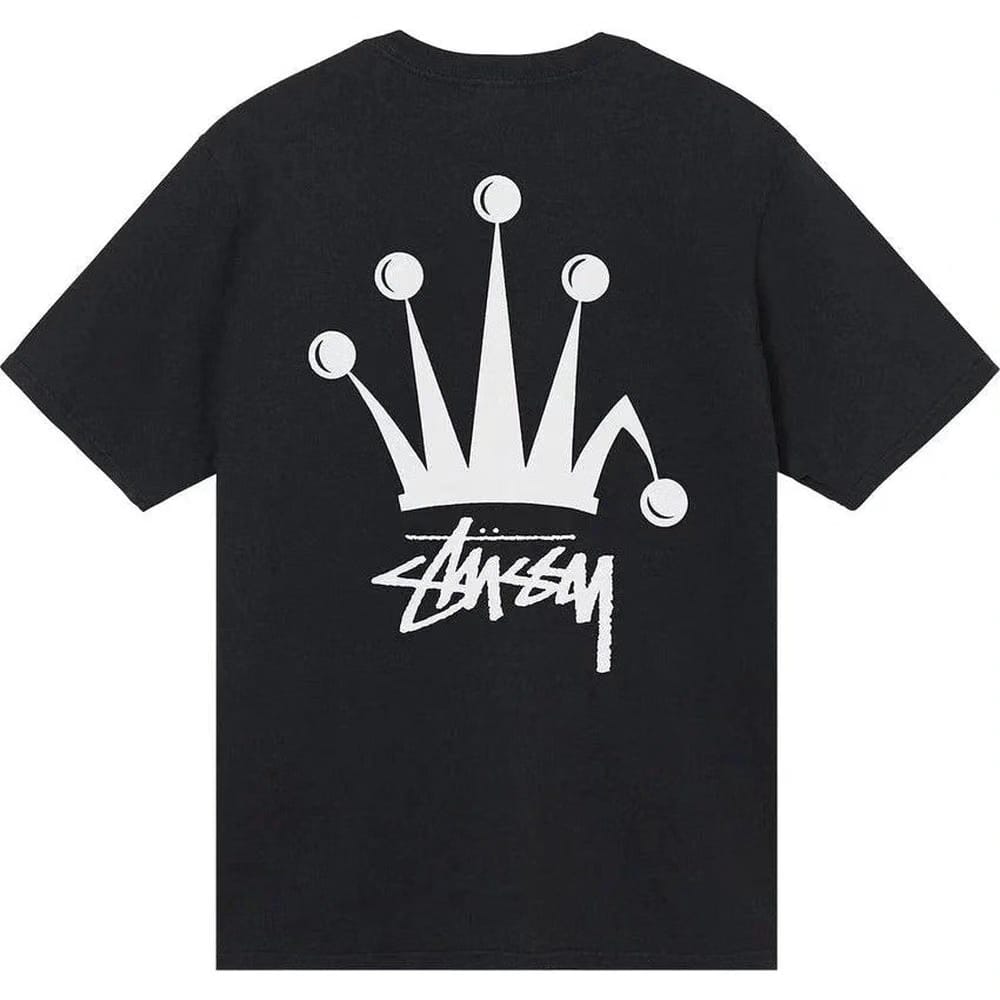 Stussy Regal Crown Pigment Dyed Tee 'Black'