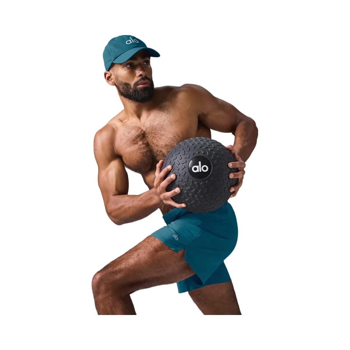 Alo Men's 5" Adapt Running Short - Oceanic Teal