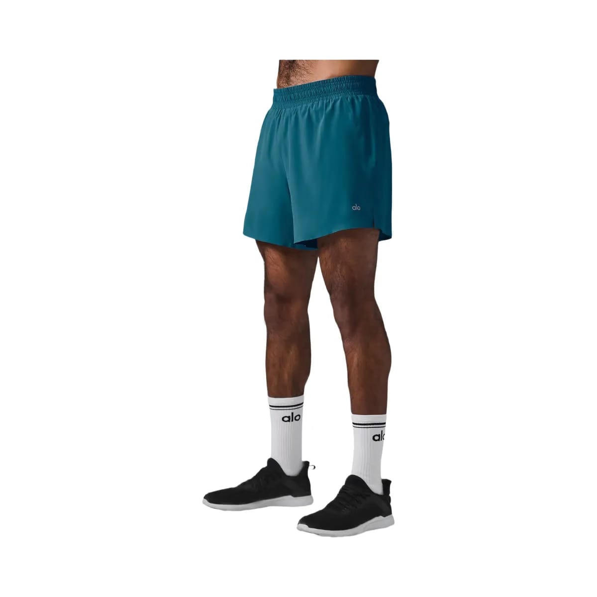 Alo Men's 5" Adapt Running Short - Oceanic Teal