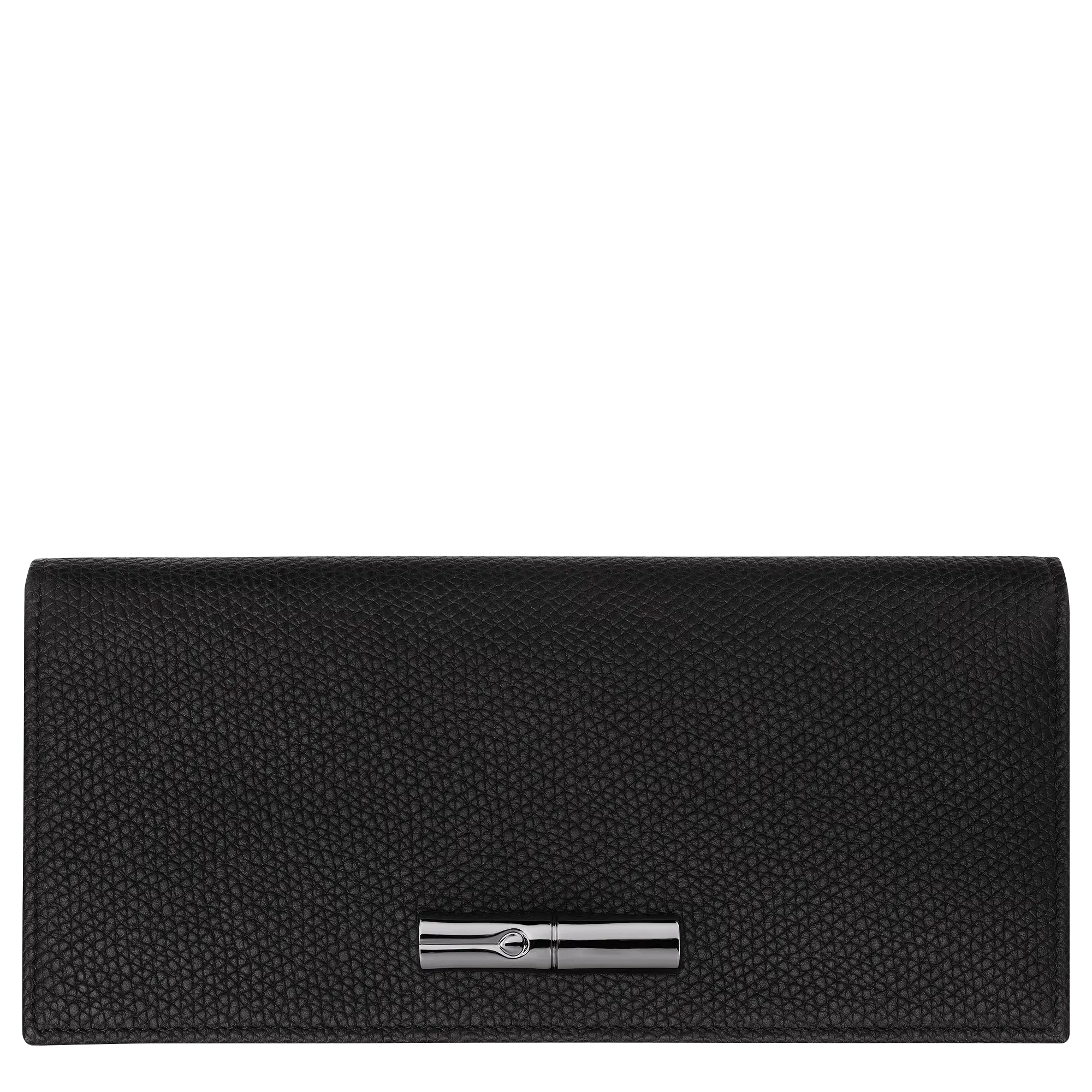 Longchamp Le Roseau Long continental wallet Black