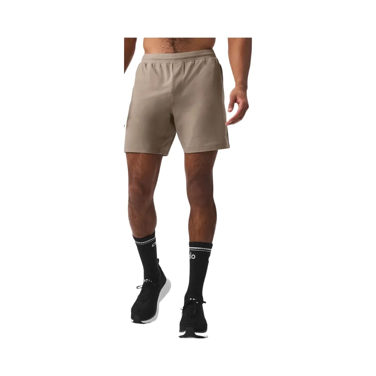 Alo Men's 7" Conquer React Performance Short - Gravel