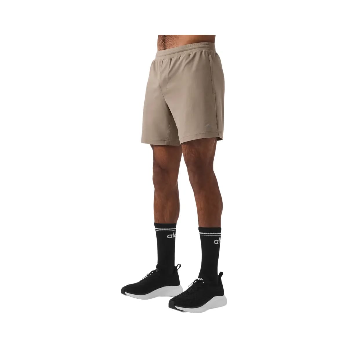 Alo Men's 7" Conquer React Performance Short - Gravel