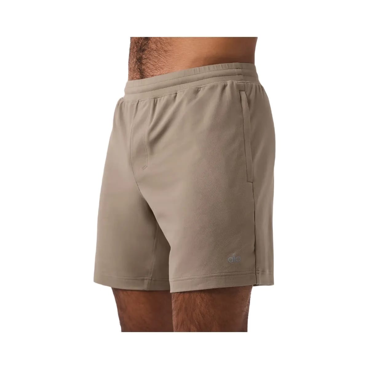 Alo Men's 7" Conquer React Performance Short - Gravel
