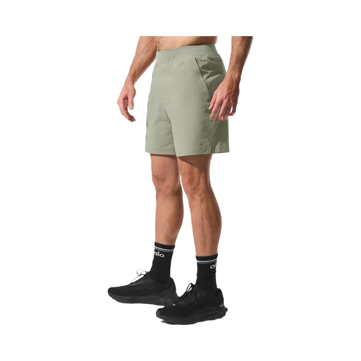 Alo Men's 7" Repetition Short - Limestone