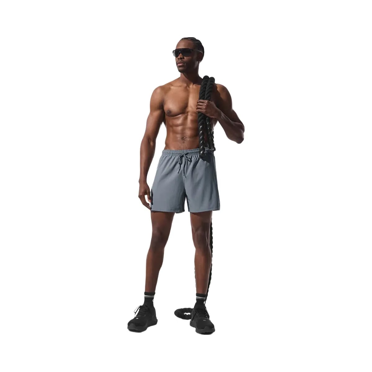 Alo Men's 5" Circuit Short - Steel Grey