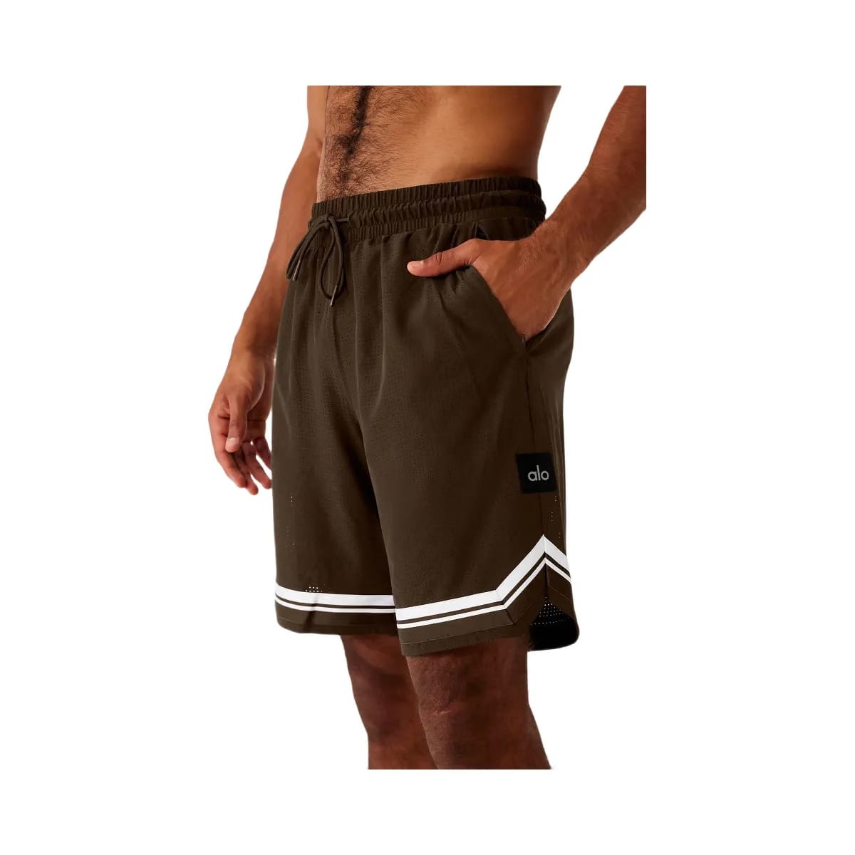 Alo Men's 9" Traction Arena Short - Espresso