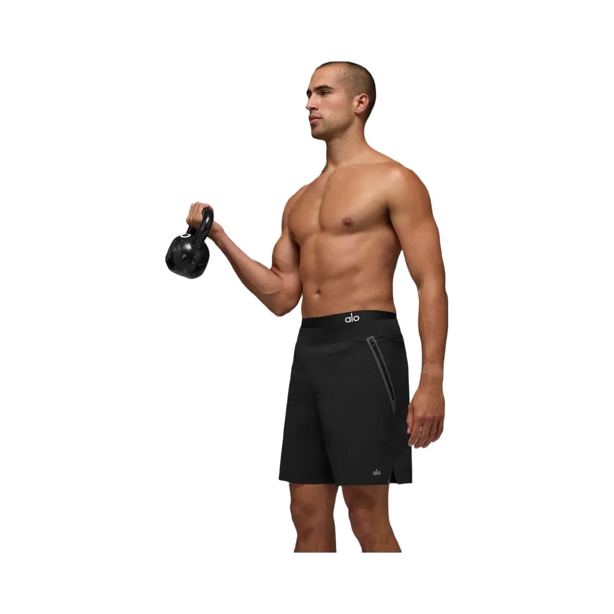Alo Men's 7" Repetition Pro Short - Black
