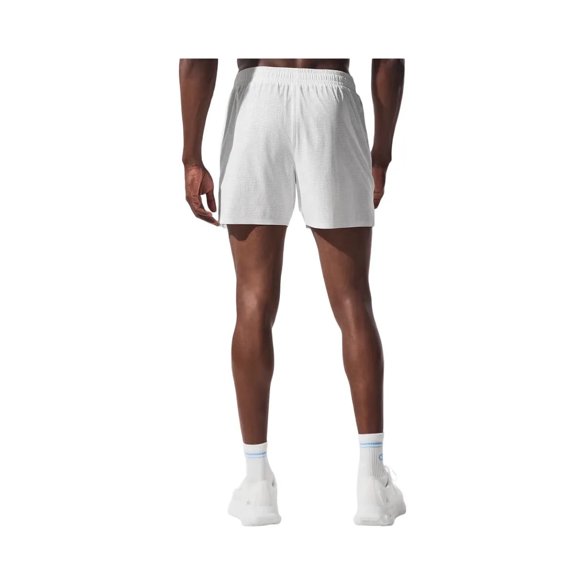 Alo Men's 5" Traction Running Short - White