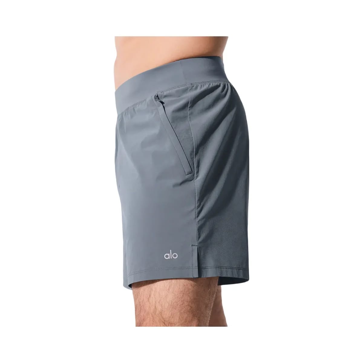 Alo Men's 5" Repetition Short - Steel Grey