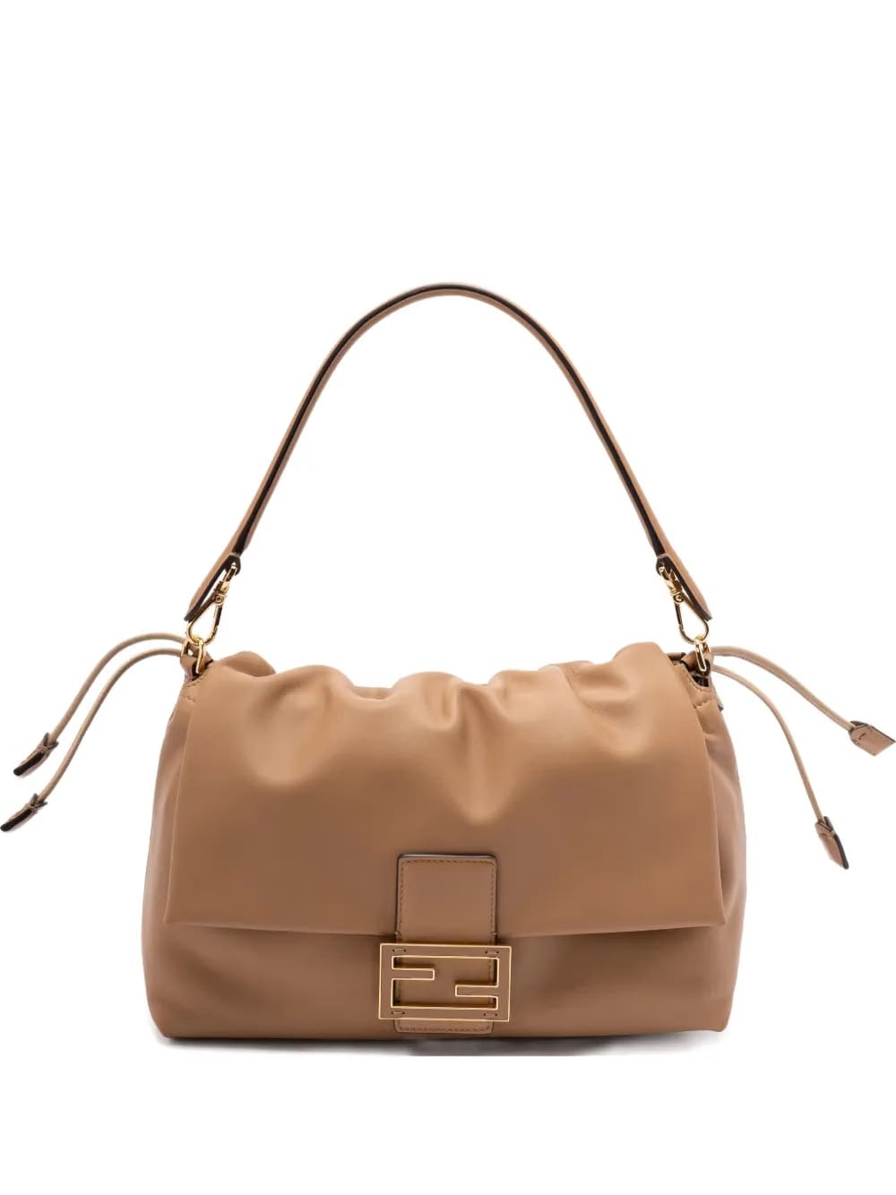 large Mamma Baguette logo-plaque gathered shoulder bag