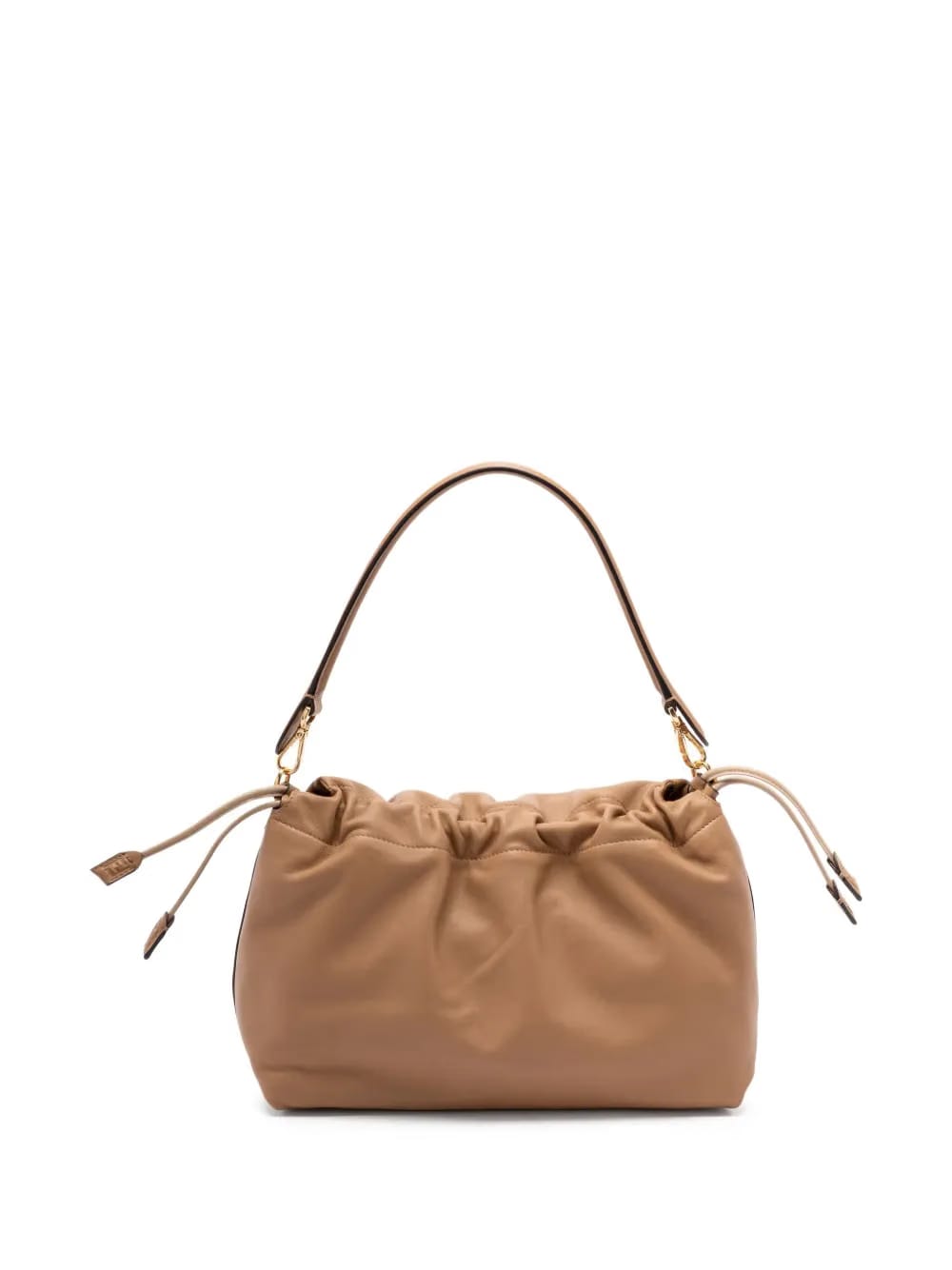large Mamma Baguette logo-plaque gathered shoulder bag