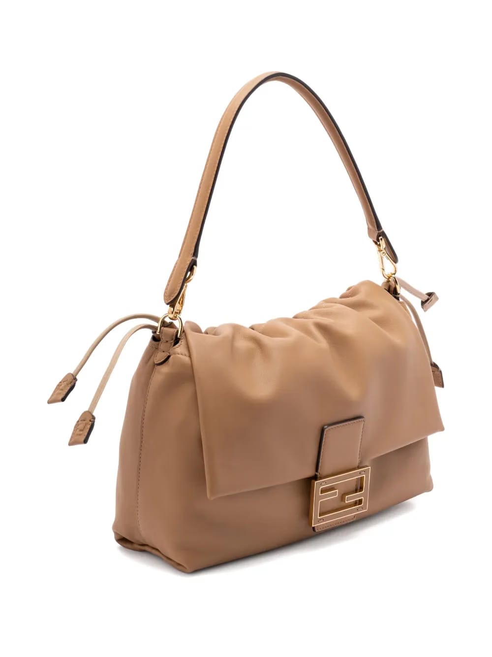 large Mamma Baguette logo-plaque gathered shoulder bag