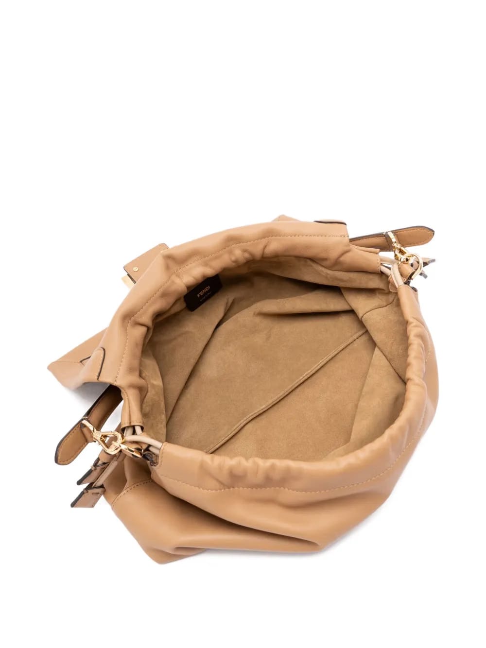large Mamma Baguette logo-plaque gathered shoulder bag