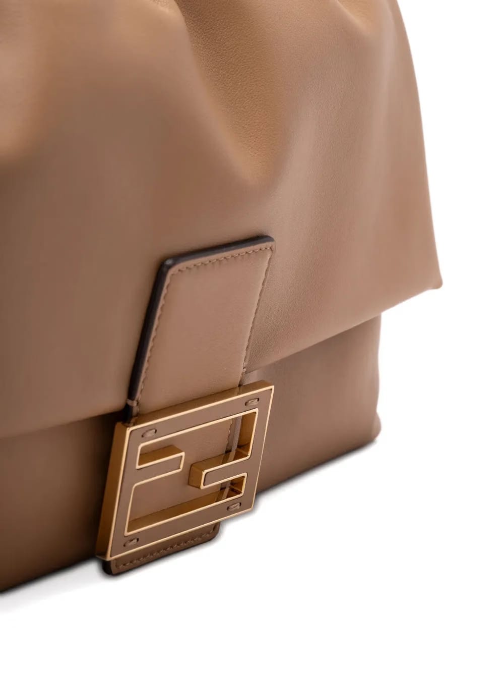 large Mamma Baguette logo-plaque gathered shoulder bag