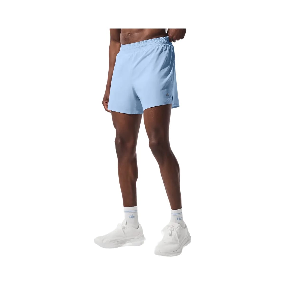 Alo Men's 5" Adapt Running Short - Seashell Blue