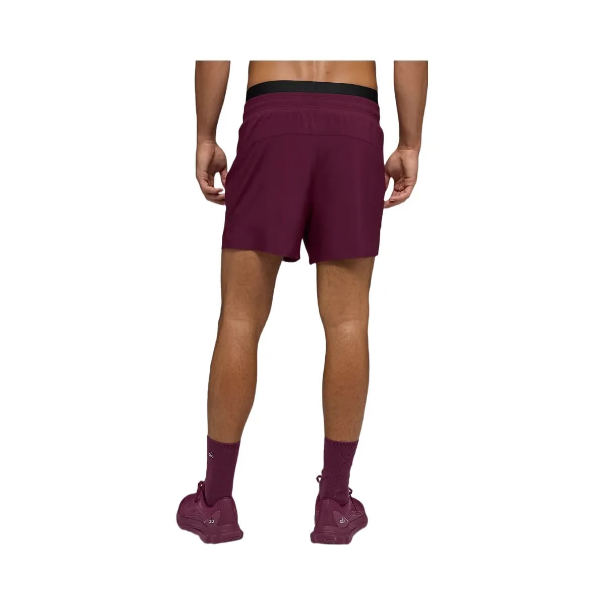 Alo Men's 5" Adapt Running Short - Burgundy