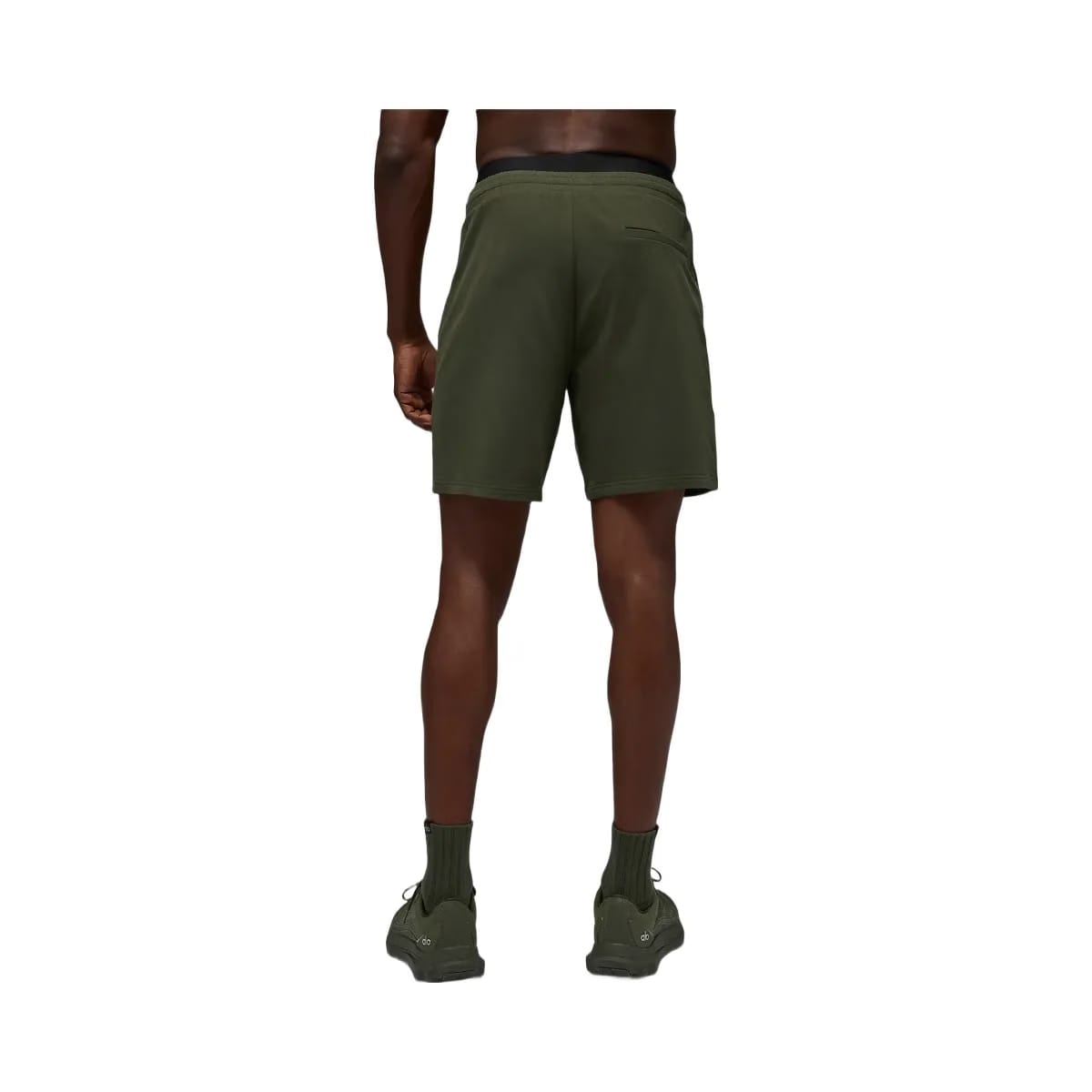 Alo Men's 7" Double Take Short - Green Olive