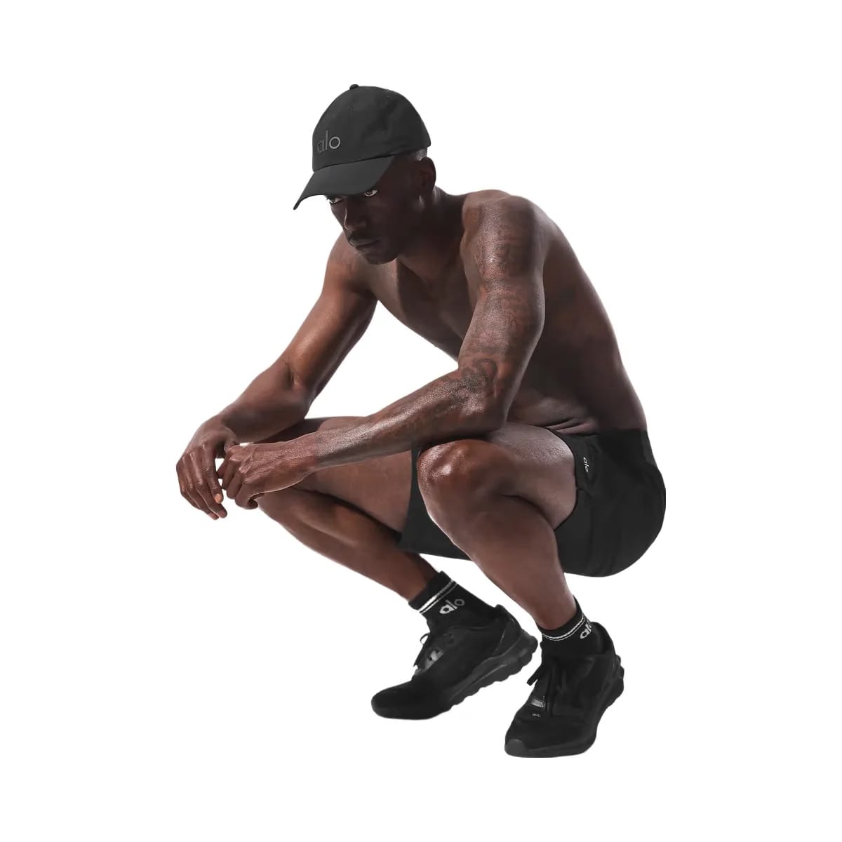 Alo Men's 9" Repetition Short - Black