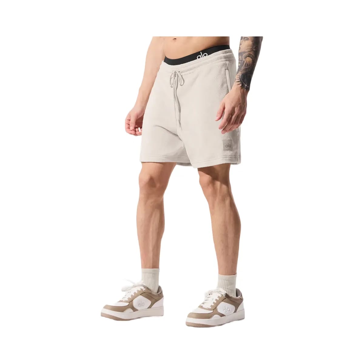 Alo Men's 7" Coastal Terry Short - Bone