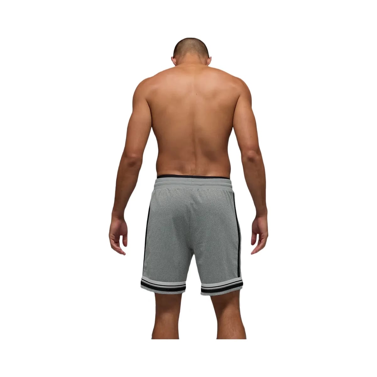 Alo Men's 7" Key Mesh Basketball Short - Lunar Grey