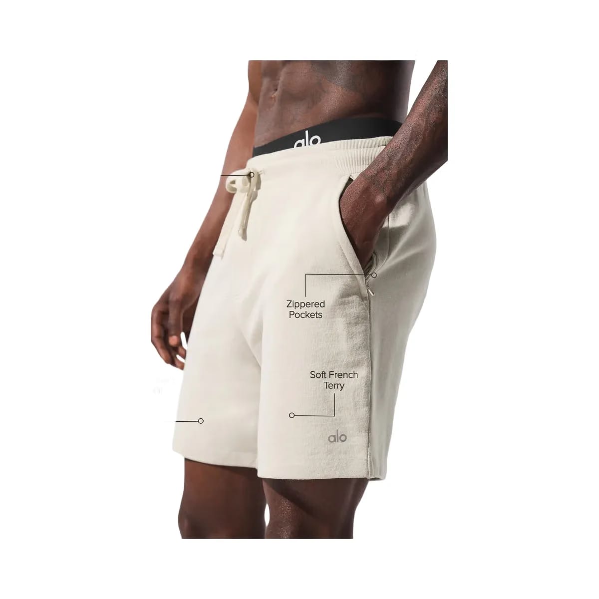 Alo Men's Chill Short - Bone
