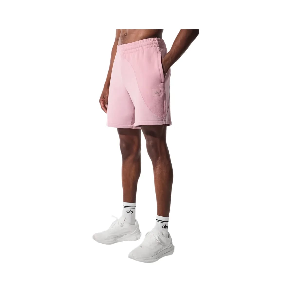 Alo Men's 7" Make Waves Short - Sunset Pink Tonal