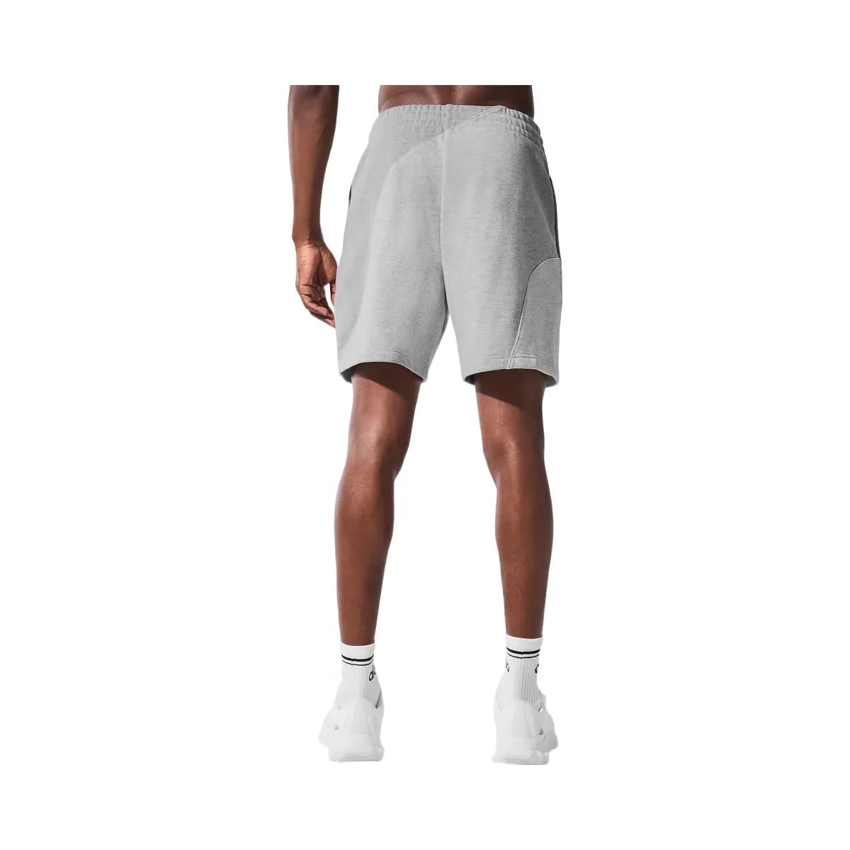 Alo Men's 7" Make Waves Short - Athletic Heather Grey Tonal