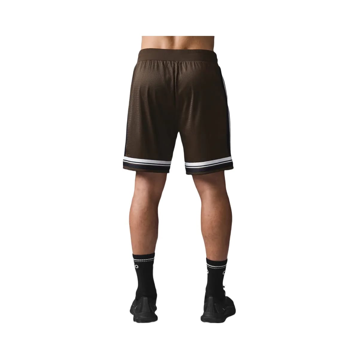 Alo Men's 7" Key Mesh Basketball Short - Espresso