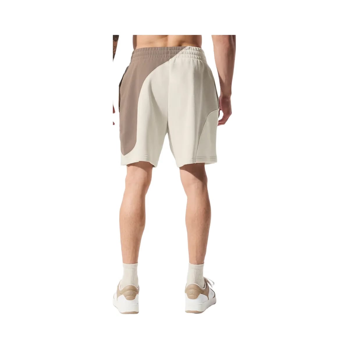 Alo Men's 7" Make Waves Short - Ivory/Bone/Gravel