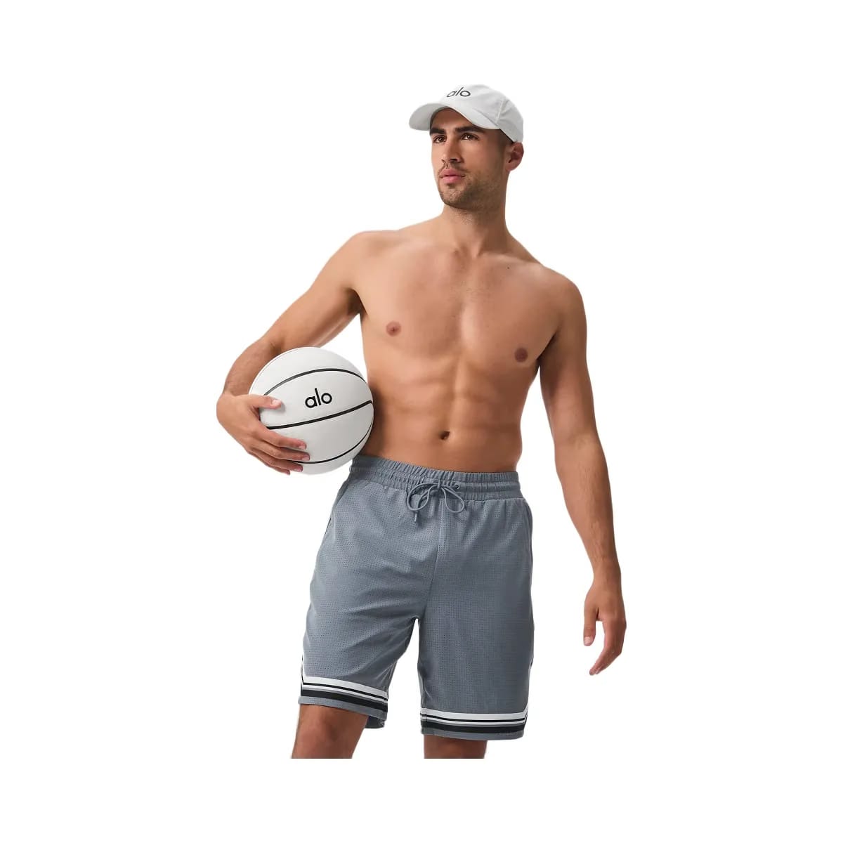 Alo Men's 9" Traction Arena Short - Steel Grey